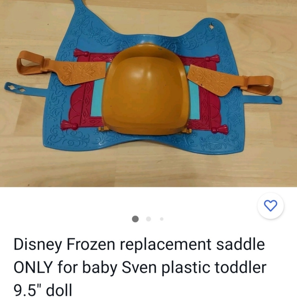 Replacement saddle for Disney Sven toy